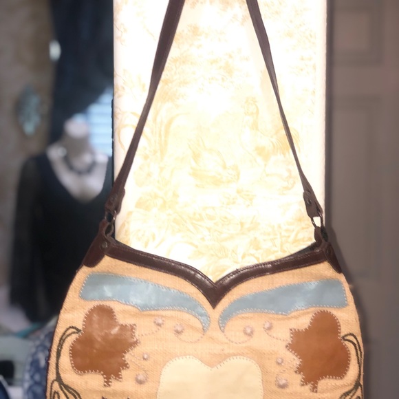 Vintage French Boho Handbag - Picture 2 of 8